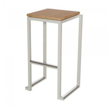Barkrkuk Kubo Smart Bar Alu | Aluminium | Bamboe/Wit | 4..., Verzenden, Nieuw in verpakking