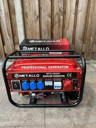 Aggregaat, Metallo, 8500w, Rood, 2023, Nieuw