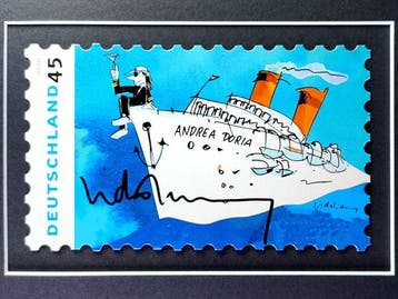 Udo Lindenberg (1946) - Andrea Doria Riesenbriefmarke
