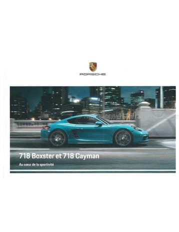 2020 PORSCHE 718 BOXSTER | 718 CAYMAN HARDCOVER BROCHURE, Boeken, Nieuw, Porsche, Author