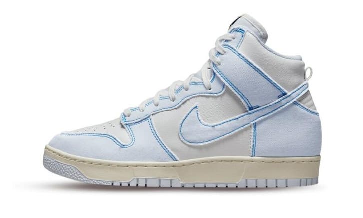 Nike Dunk High 1985 Blue Denim, Kleding | Heren, Schoenen