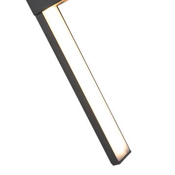 Moderne buiten wandlamp zwart incl. LED IP54 - Jamal, Verzenden, Nieuw, Aluminium