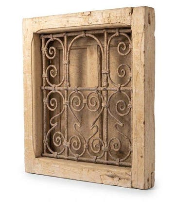 Raam - 1950-1960 - Kleine traditionele houten venster met