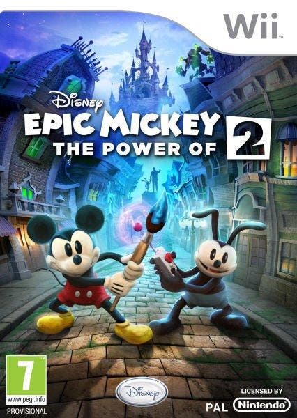 Wii Epic Mickey 2: The Power of Two, Spelcomputers en Games, Games | Nintendo Wii, Zo goed als nieuw, Verzenden