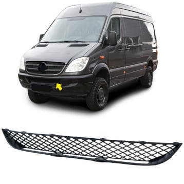 Grill midden Mercedes Sprinter W906 Vorfacelift 2006–2013, Ophalen of Verzenden, Nieuw
