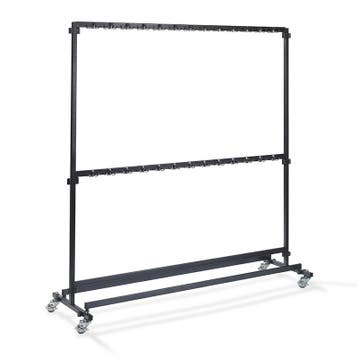 Garderobe zwart met haakjes | 600x1920x2000(h)mm VEBA, Verzenden, Nieuw in verpakking