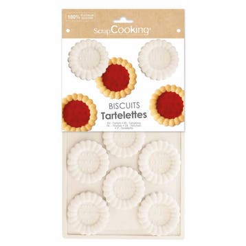 ScrapCooking Siliconen Bakvorm Tartelette Ø6cm (11), Hobby en Vrije tijd, Taarten en Cupcakes maken, Verzenden, Nieuw