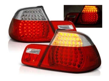 LED achterlicht units Red White geschikt voor BMW E46 Cabrio, Verzenden, Nieuw, BMW
