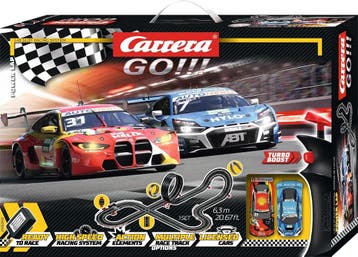 Racebaan met 2 Slotcars | 34% Korting | Tweedekansje, Racebaan, Zelf te bouwen, Carrera, Ophalen of Verzenden