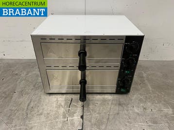 RVS Dubbele Pizzaoven Snackoven Oven 230V Horeca, Ophalen of Verzenden, Nieuw zonder verpakking