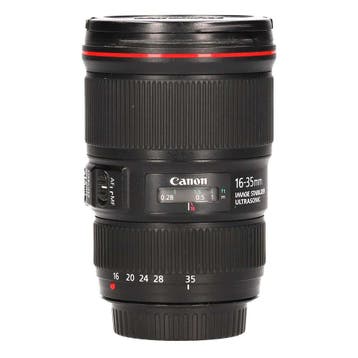 Canon EF 16-35mm f/4L IS USM met garantie, Ophalen of Verzenden, Gebruikt