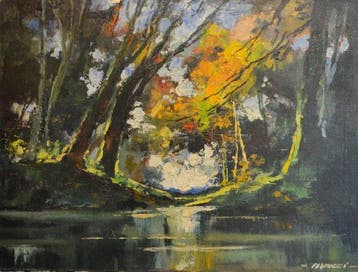 Robert Falcucci (1900-1989) - Etang du Fays Érauville