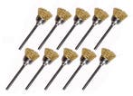 Set van 30 mini metaalborstels (messing), paraplu. 3.175 mm, Doe-het-zelf en Verbouw, Gereedschap | Handgereedschap, Ophalen of Verzenden