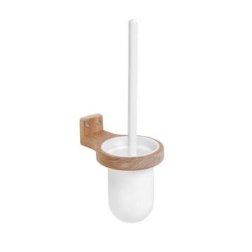 Toiletborstelhouder Teak incl. borstel, Ophalen of Verzenden, Nieuw