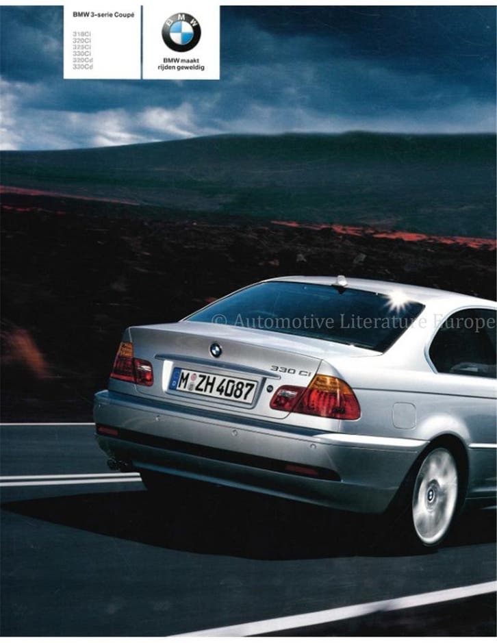 2004 BMW 3 SERIE COUPÉ BROCHURE NEDERLANDS, Boeken, Auto's | Folders en Tijdschriften, BMW