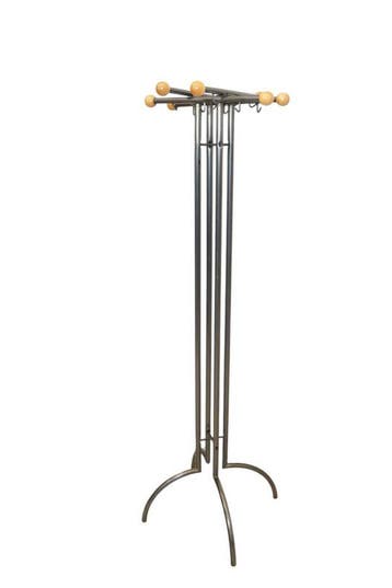 Vintage chromen kapstok met ronde houten knoppen, Ophalen of Verzenden, Nieuw