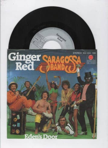 Saragossa Band – Ginger Red / Edens Door (1-7-Vinyl-Single, Cd's en Dvd's, Vinyl Singles, Ophalen of Verzenden, Nieuw in verpakking