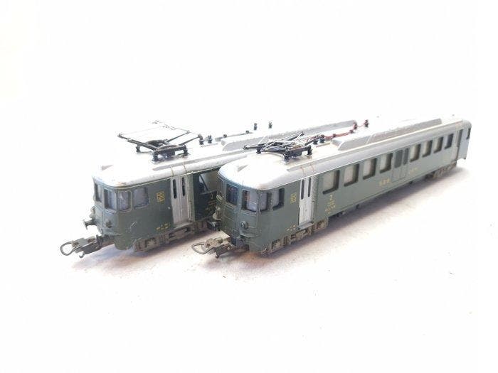 Lima H0 - 208031 LG - Treinstel (2) - 2x RBe 4/4 - SBB, Hobby en Vrije tijd, Modeltreinen | H0