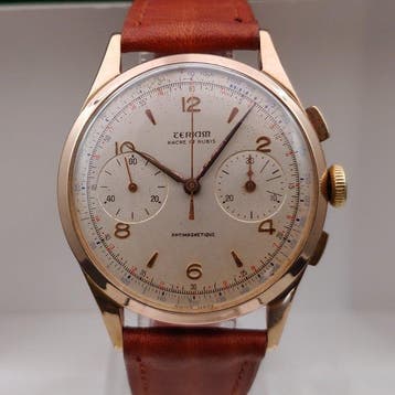 Teriam - Chronographe Suisse Bi-compax Venus - 421 - Heren -, Nieuw