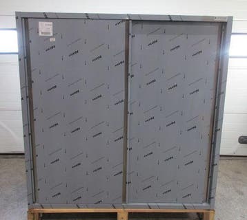RVS Kast, Voorraadkast met schuifdeuren, B160 x D70 x H180cm, Gebruikt