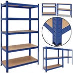 Metalen Opbergrek tot 875kg blauw (Meubelen, Interieur), Verzenden