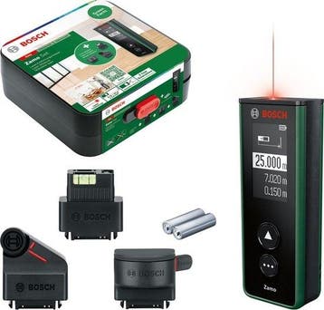 Bosch Zamo Set - Laserafstandmeter - Inclusief lint-, wiel-, Verzenden, Nieuw
