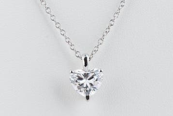 Ketting - 14 karaat Witgoud - 3.06ct. tw. Diamant