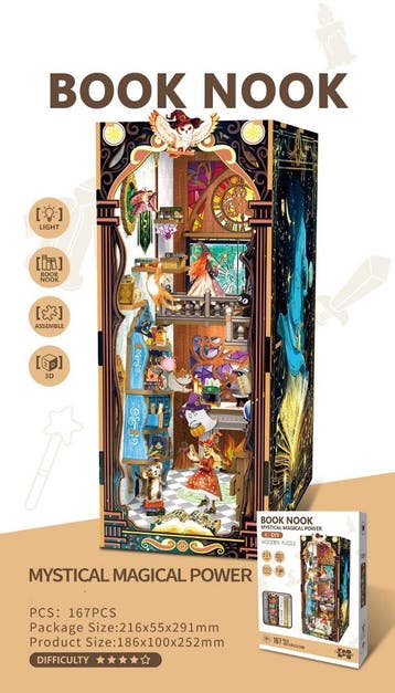 PlayfulMario Mystical Magical Power Booknook Modelbouw me..., Verzenden, Nieuw