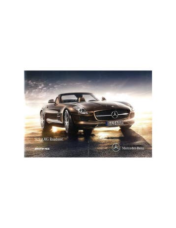 2011 MERCEDES BENZ SLS AMG ROADSTER BROCHURE DUITS, Nieuw, Author