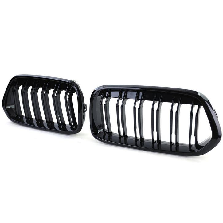 Nieren Dubbelspijls Grill Set Glans Zwart BMW X2 F39 B6426, Auto-onderdelen, Carrosserie en Plaatwerk, Nieuw, BMW, Voor, Links