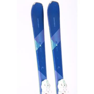 153 158 163 dames skis HEAD PURE JOY, blue, grip walk + Hea, Verzenden, Gebruikt, Head