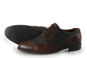 Floris van Bommel Nette schoenen in maat 43½ Bruin, Kleding | Heren, Bruin, Verzenden, Overige typen, Floris van Bommel