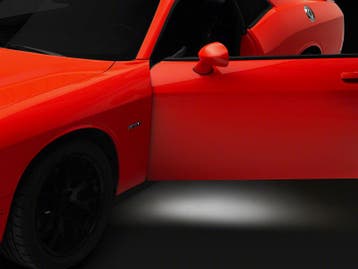 Raxiom 15-23 Dodge Challenger Axial Series LED Door Courtesy, Ophalen of Verzenden, Nieuw