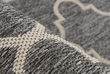 Sisal Vloerkleed | Casa | Geometrisch | Zilver | 60x110 cm, Verzenden, Nieuw