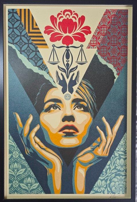 Shepard Fairey (OBEY) - Obey - Uplift Justice - 2020s, Antiek en Kunst, Kunst | Tekeningen en Foto's