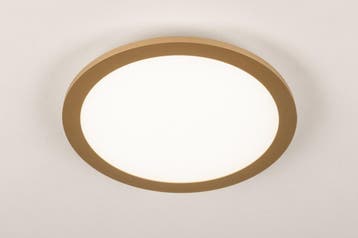 Rietveld Plafondlampen - Goud - Metaal, Aluminium, Huis en Inrichting, Lampen | Plafondlampen, Verzenden, Nieuw