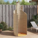 vidaXL Buitendouche 100x100x241,5 cm poly rattan en, Tuin en Terras, Verzenden, Nieuw