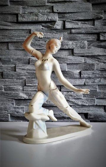 Hollohaza - Beeldje, orientale Tänzerin Seherezade - 23 cm, Antiek en Kunst