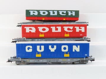 Roco H0 - 46357/46368/46374 - Modeltrein goederenwagon (3) -, Nieuw