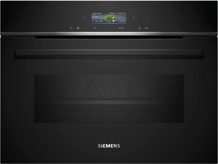Siemens iQ700 CM724G1B1 oven 45 l Zwart989, Witgoed en Apparatuur, Ovens, Nieuw, Ophalen of Verzenden
