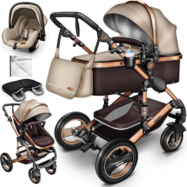 Kinderwagen 3 in 1 - Buggy - Wandelwagen - Kinderbuggy - Bru, Kinderen en Baby's, Kinderwagens en Combinaties, Zo goed als nieuw