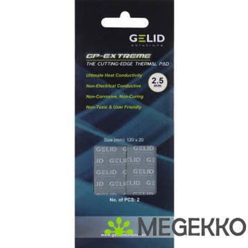 Gelid Solutions GP-Extreme - 120x20x2.5mm (Duo-pack), Computers en Software, Computerkoelers, Verzenden, Nieuw