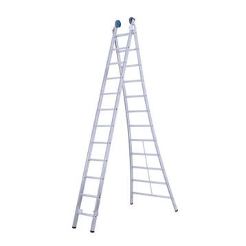 DAS Atlas ladder 2 delig uitverkoop !, Doe-het-zelf en Verbouw, Ladders en Trappen, Verzenden, Nieuw, Ladder