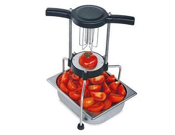 GGM Gastro | Tomatensnijder - Snijdt in 6 partjes - RVS |, Verzenden
