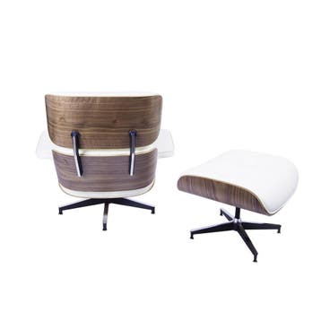 BF670 Classic Lounge stoel met Hocker, Verzenden, Nieuw