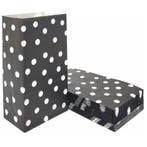 Fako Bijoux - 50 Zwarte Uitdeelzakjes Met Stippen -, Verzenden, Nieuw