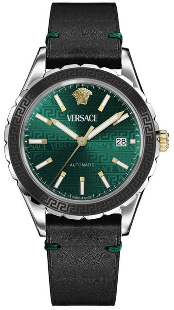 Versace VEQCA0124 Hellenyium automatisch horloge 42 mm, Overige merken, Staal, Verzenden, Polshorloge