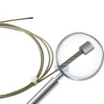 Staalkabel met Eindstop 2,5mm, Verzenden, Nieuw