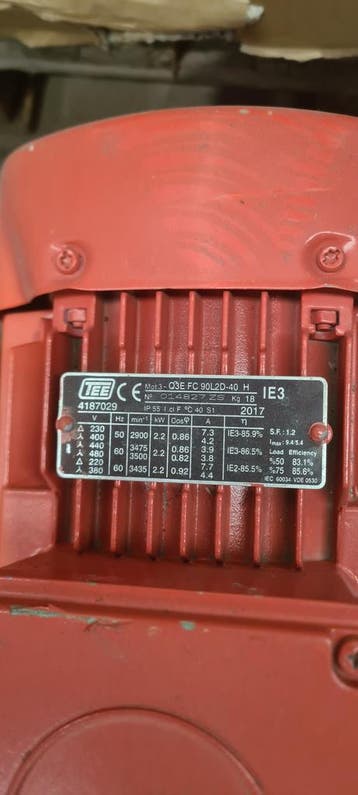 Nexis-v verticale boosterpomp v229-fse/ks/400-50 nd25 2.2kw,, Ophalen of Verzenden, Gebruikt