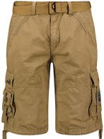 Heren Korte Broek Zakken Canadian Peak Beige Pantheoneak, Verzenden, Nieuw, Bruin